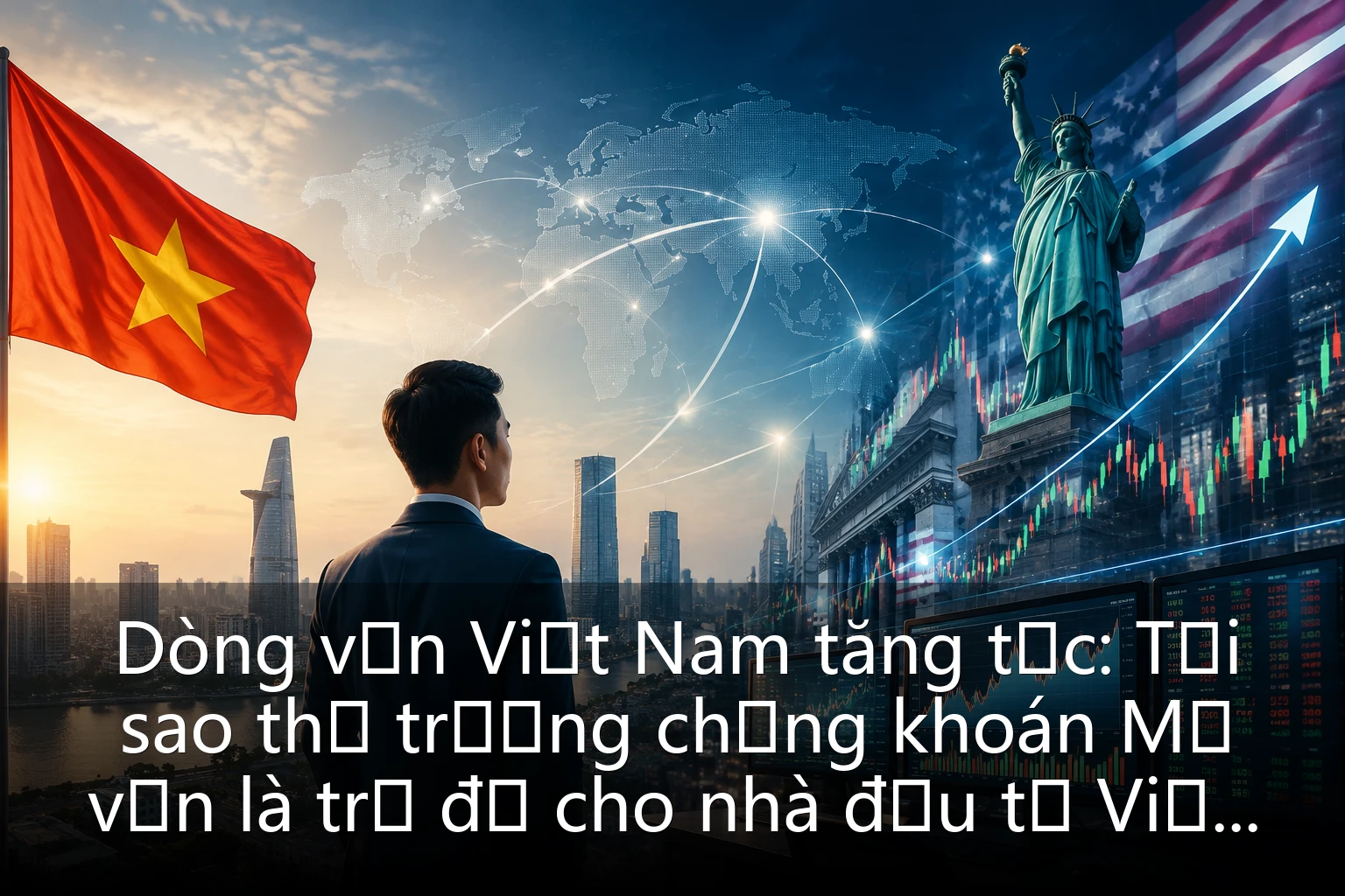 Dòng vốn Việt Nam tăng tốc: Tại sao thị trường chứng khoán Mỹ vẫn là trụ đỡ cho nhà đầu tư Việt Nam