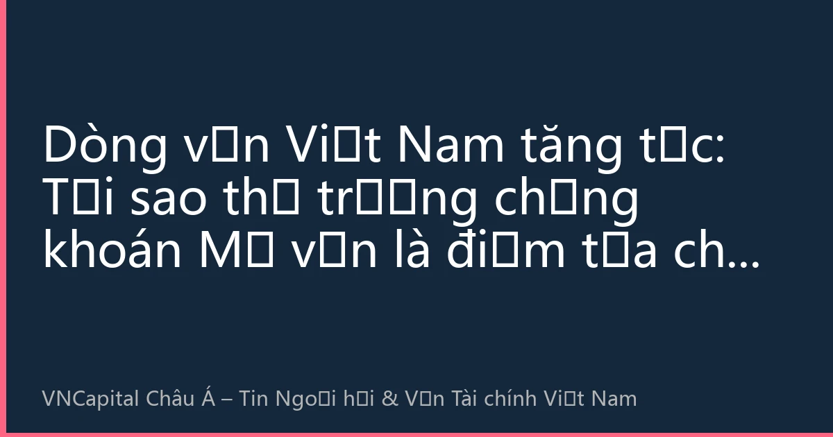 Dòng vốn Việt Nam tăng tốc: Tại sao thị trường chứng khoán Mỹ vẫn là điểm tựa cho nhà đầu tư Việt Nam