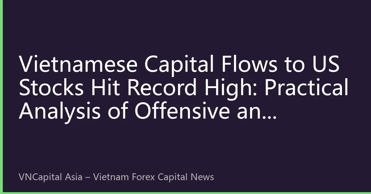 Vietnamese Capital Flows to US Stocks Hit Record High: Practical Analysis of Offensive and Defensive Strategies After August 2026 Tech Stock Correction