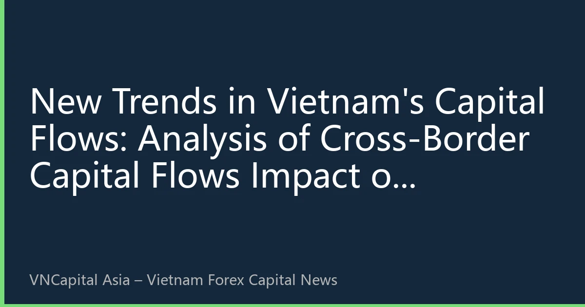New Trends in Vietnam's Capital Flows: Analysis of Cross-Border Capital Flows Impact on Vietnam's Domestic Financial Markets in October 2026